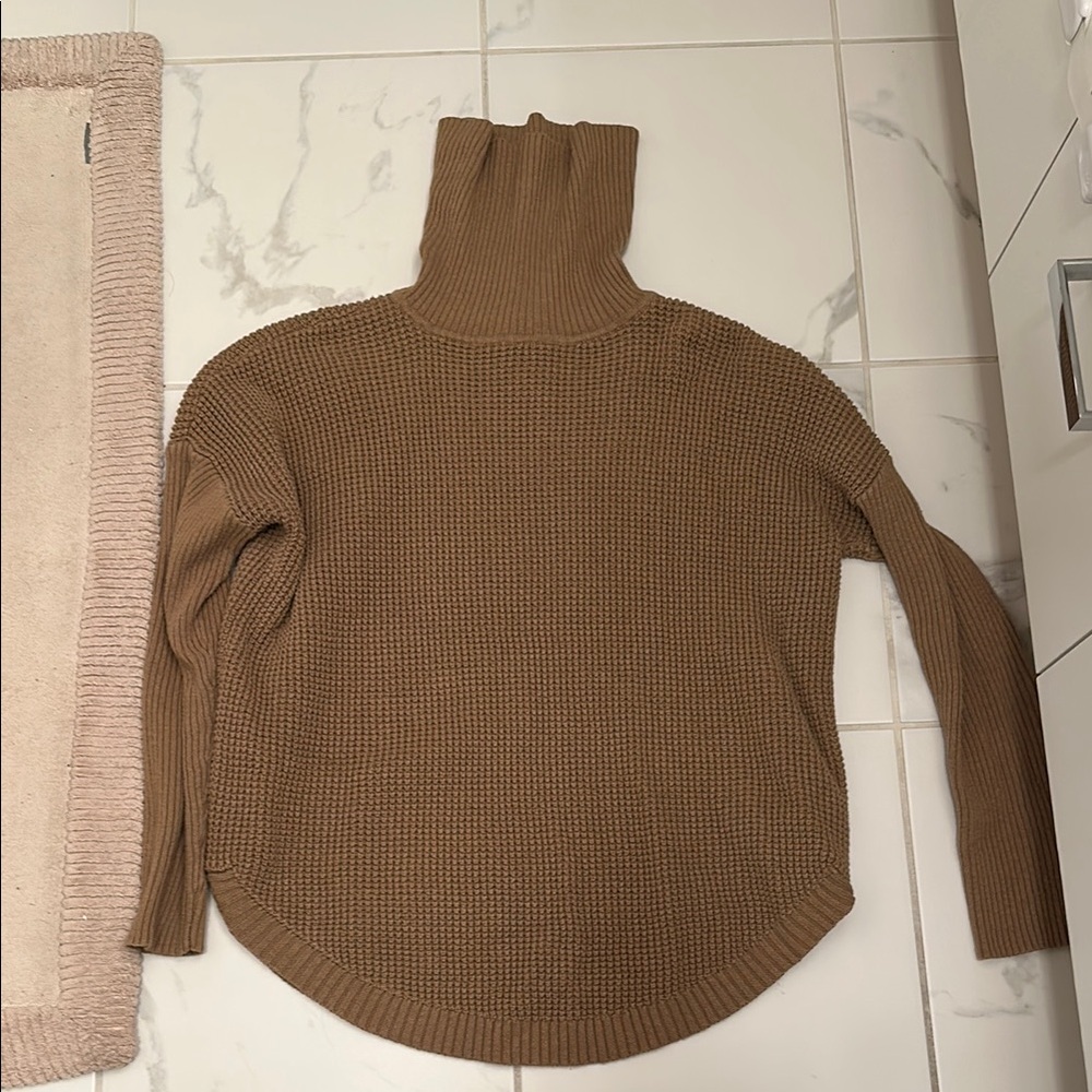 Michael Kors Brown Turtleneck Sweater